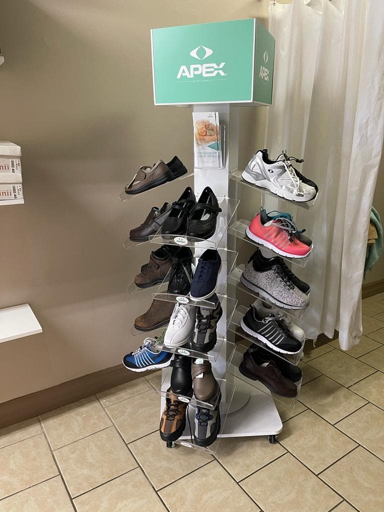Diabetic and orthopedic footwear selection (APEX brand)